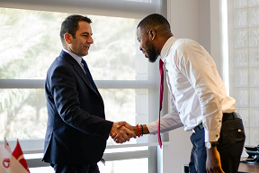 Professional handshake